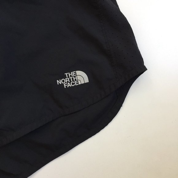 THE NORTH FACE Flashdry Black Logo Print Waistband Panty Insert Active Shorts - Picture 7 of 10